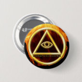 Illuminati auf Feuer Button (Vorne & Hinten)