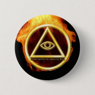 Illuminati auf Feuer Button