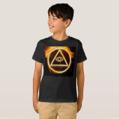Illuminati auf Feuer T-Shirt (Vorne ganz)