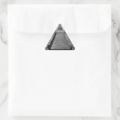 Illuminati-Aufkleber Dreieckiger Aufkleber (Tasche)