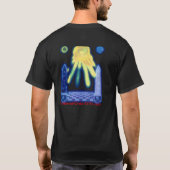 Illuminati Auftrags-Siegel-Säulen alle, die Auge T-Shirt (Rückseite)