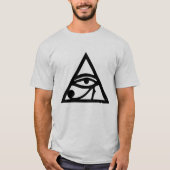 Illuminati Auge des Horus Men's Alternative Appare T-Shirt (Vorderseite)