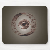 Illuminati Auge Mousepad (Vorne)