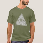 "Illuminati" Auge von Providence-T - Shirt (Vorderseite)