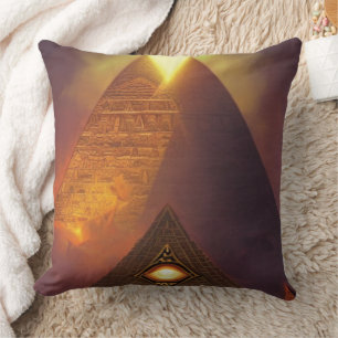 Illuminati Augpyramid Throw Kissen