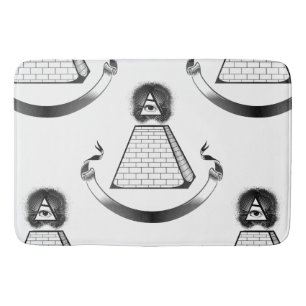 Illuminati-Badezimmer-Badmatte Badvorleger