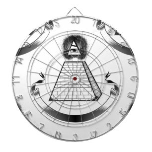 Illuminati Dartscheibe