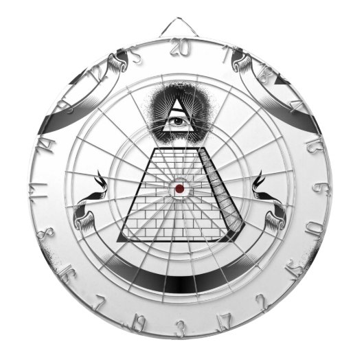 Illuminati Dartscheibe (vorne)