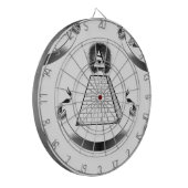 Illuminati Dartscheibe (Vorderseite Links)