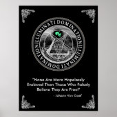 Illuminati Domination 18" x 24" Poster (Vorne)
