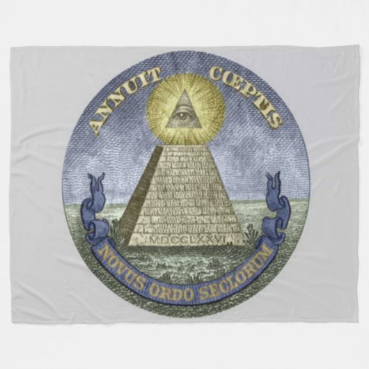 ILLUMINATI FLEECE BLANKET (Vorderseite (Horizontal))