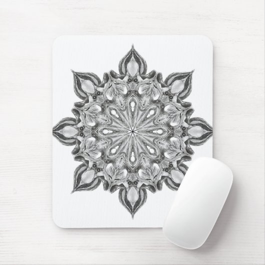 Illuminati Grau-alien-Eulenmedaillon Mousepad (Mit Mouse)