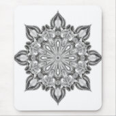 Illuminati Grau-alien-Eulenmedaillon Mousepad (Vorne)