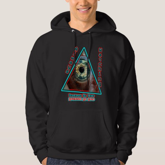 Illuminati guckt hoodie (Vorderseite)