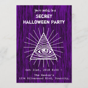 Illuminati Halloween-Party Einladung