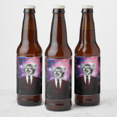Illuminati-Katze Bierflaschenetikett (Flaschen)