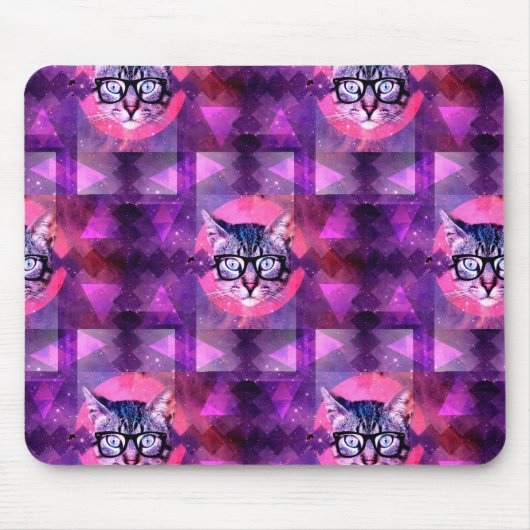 Illuminati-Katze Mousepad (Vorne)