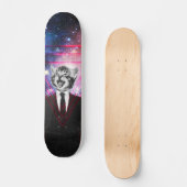 Illuminati Katze Skateboard (Vorderseite)