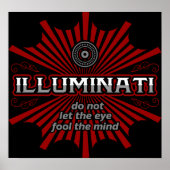 Illuminati Lass den Augenduft nicht im Kopf Poster (Vorne)