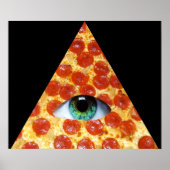 Illuminati Pizza Poster (Vorne)