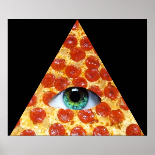 Illuminati Pizza Poster (Vorne)