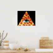 Illuminati Pizza Poster (Küche)