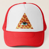 Illuminati Pizza Truckerkappe (Vorderseite)