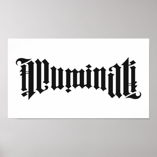 Illuminati-Poster Poster (Vorne)