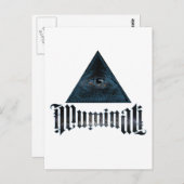 Illuminati Postkarte (Vorne/Hinten)