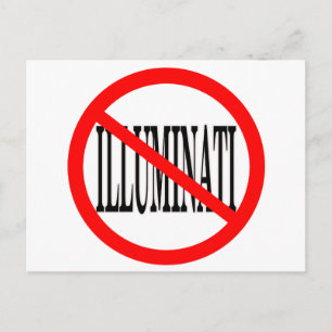 Illuminati Postkarte