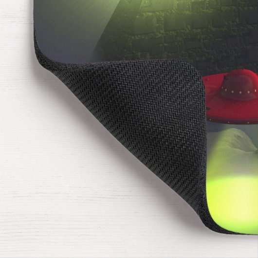 Illuminati Pyramid und UFO Mousepad (Ecke)