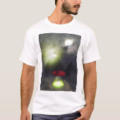 Illuminati Pyramide und UFO-Shirt T-Shirt (Vorderseite)