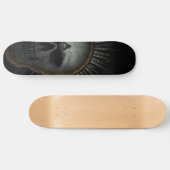 Illuminati Schädel Skateboard (Horizontal)