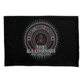 Illuminati sehen zu, wie sie niemandem vertrauen kissenbezug