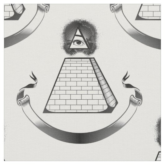 Illuminati Stoff (Nahaufnahme)