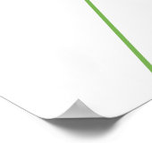 Illuminati Triangle Eye Green Poster (Ecke)