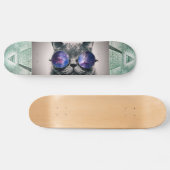 illuminati und Galaxiekatzen-Skateboardplattform Skateboard (Horizontal)