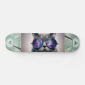 illuminati und Galaxiekatzen-Skateboardplattform Skateboard (Horizontal)