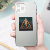 Illuminati Wall Wappen Aufkleber (Telefon)