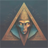 Illuminati Wall Wappen Aufkleber (Vorderseite)