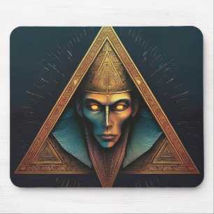Illuminati Wall Wappen Mousepad