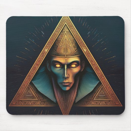 Illuminati Wall Wappen Mousepad (Vorne)