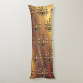 "Illuminating Elegance" Seitenschläferkissen (Rückseite (Vertikal))