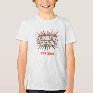 Illumination Station VBS 2026 Johannes 8:12 Urlaub Tri-Blend Shirt