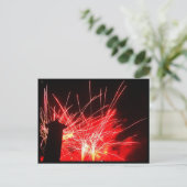 Illuminations-Feuerwerke Postkarte (Stehend Vorderseite)