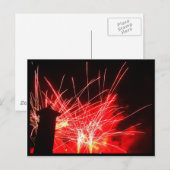 Illuminations-Feuerwerke Postkarte (Vorne/Hinten)