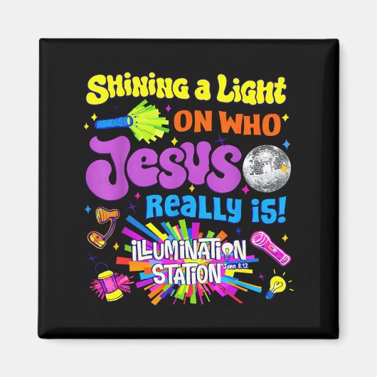 Illuminationsstation VBS 2026 Vacation Bible Magnet (Vorne)