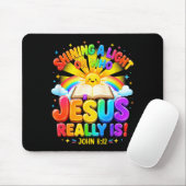 Illuminationsstation wirft ein Licht auf Jesus Mousepad (Mit Mouse)