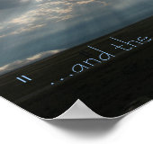 "Illumined Poster" Poster (Ecke)