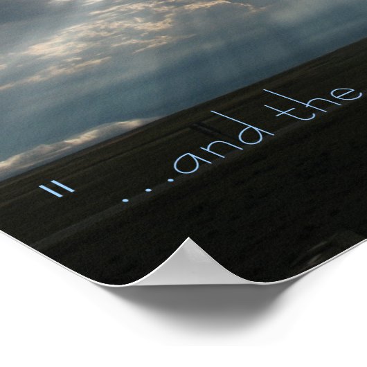 "Illumined Poster" Poster (Ecke)